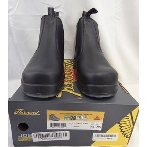 Thorogood 8046134 Thoroflex 6" Composite Toe EH 9.5 XW Black Work Boots NIB